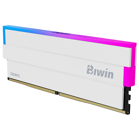 A large main feature product image of BIWIN Black Opal 32GB Kit (2x16GB) DDR5-6000 C30 - White