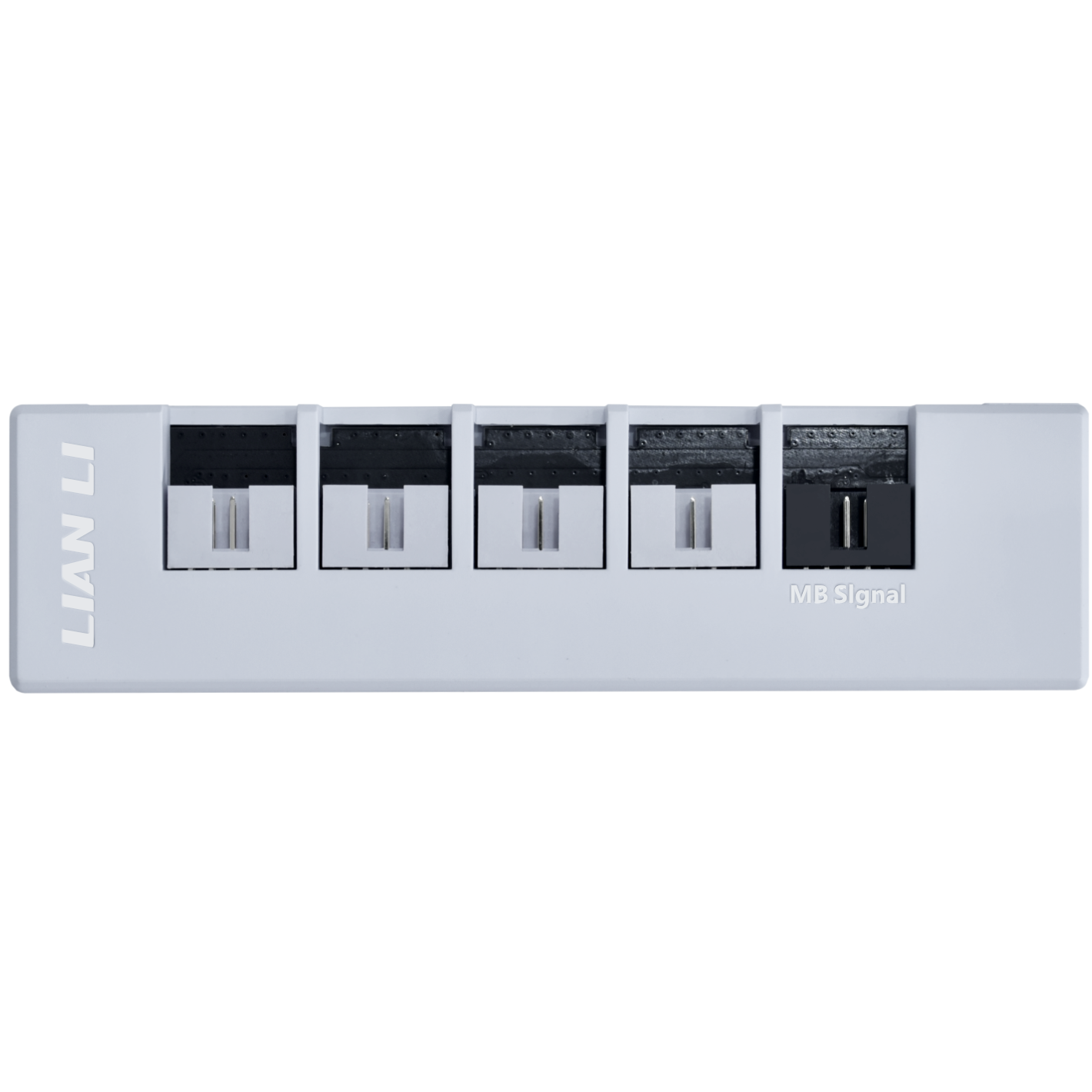A large main feature product image of Lian Li RS 1000W Gold PCIe 5.1 ATX 3.1 Rotational Shift Modular PSU w/ USB Hub (White)