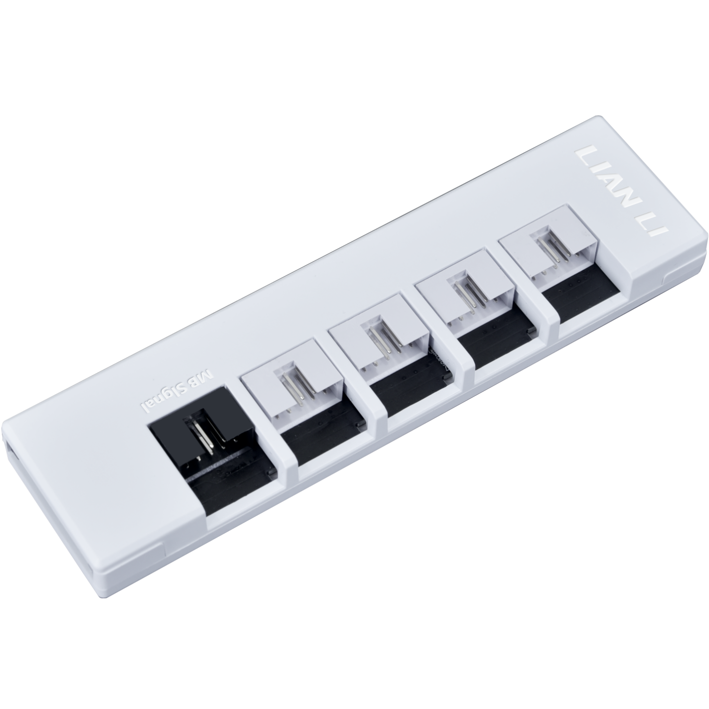A large main feature product image of Lian Li RS 1000W Gold PCIe 5.1 ATX 3.1 Rotational Shift Modular PSU w/ USB Hub (White)