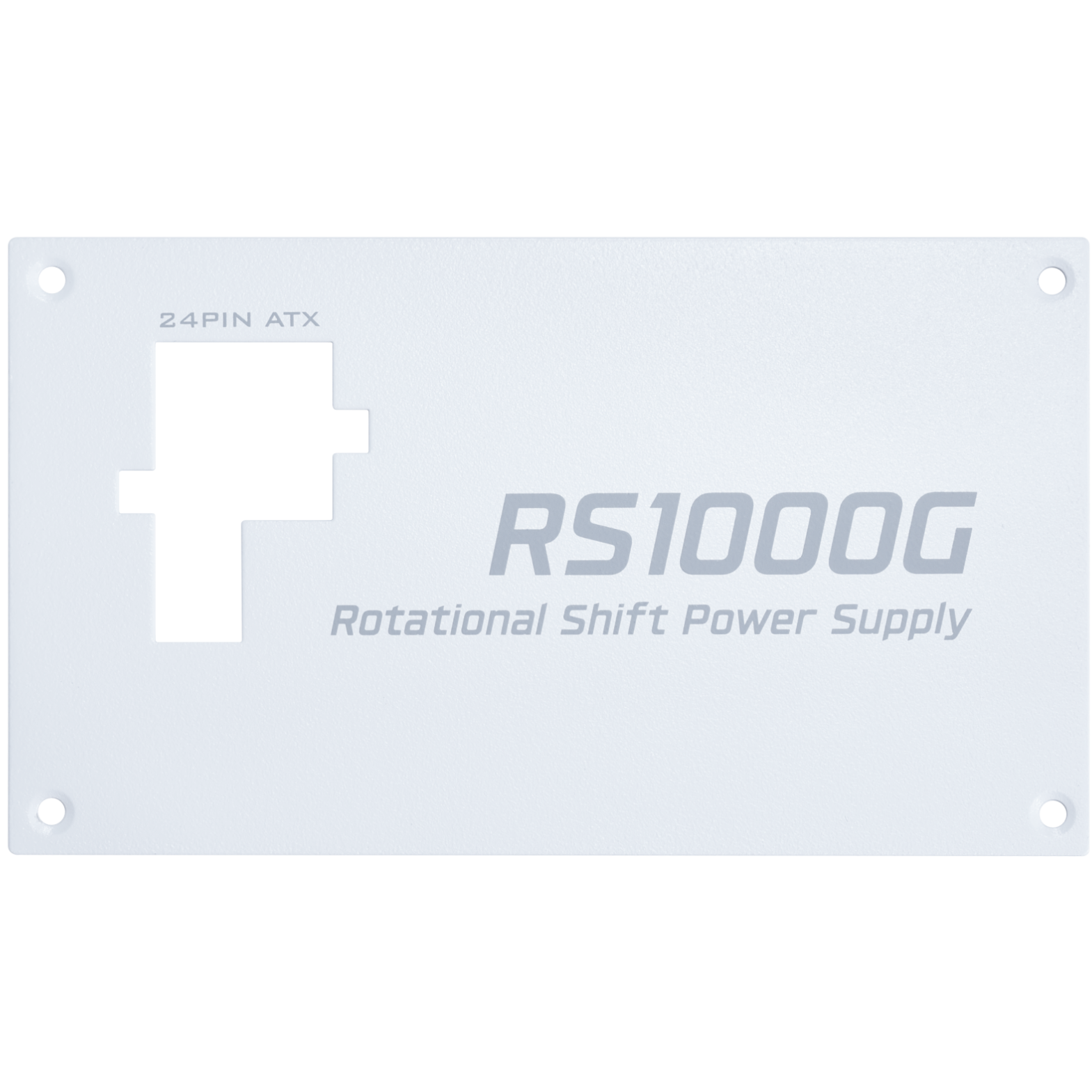 A large main feature product image of Lian Li RS 1000W Gold PCIe 5.1 ATX 3.1 Rotational Shift Modular PSU w/ USB Hub (White)