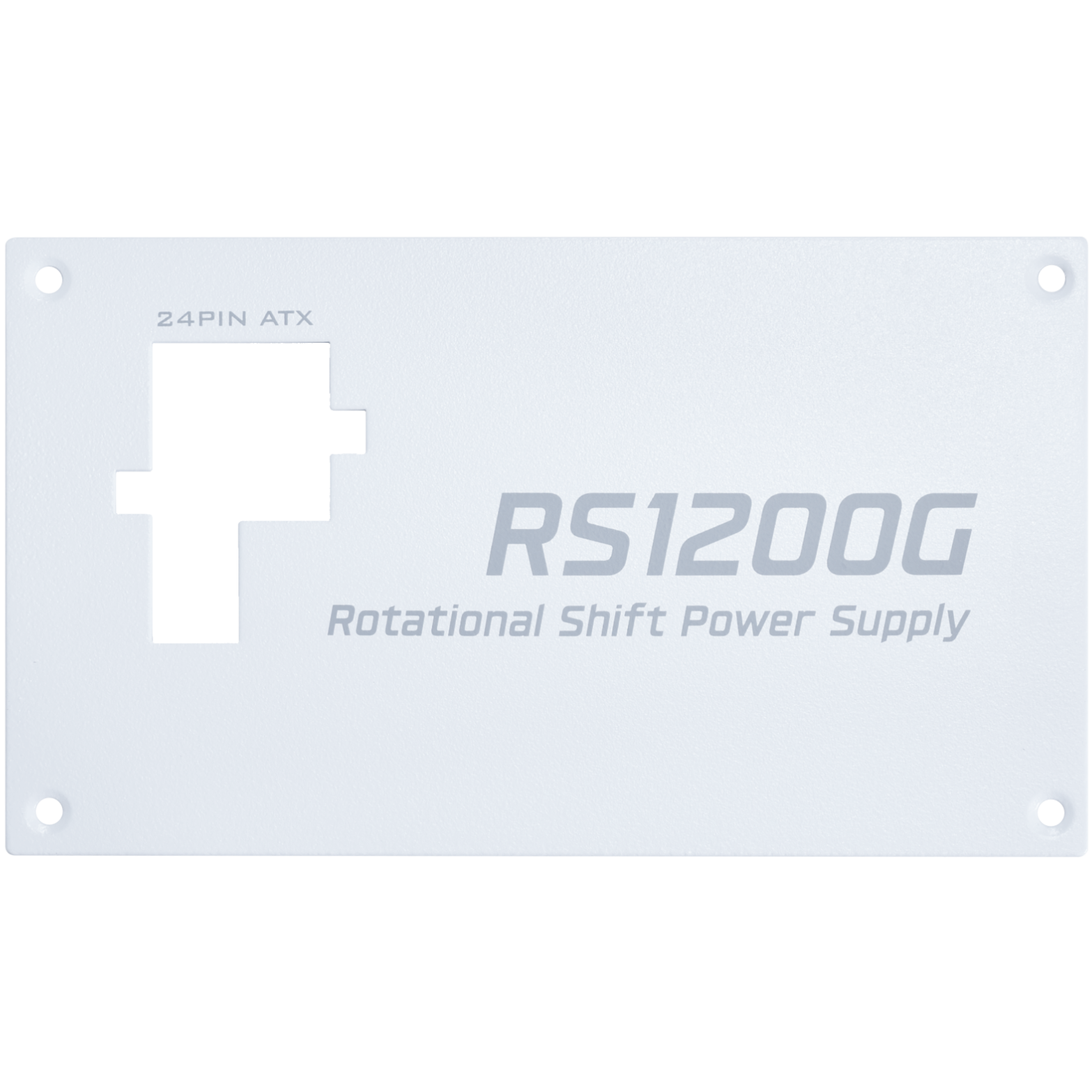 A large main feature product image of Lian Li RS 1200W Gold PCIe 5.1 ATX 3.1 Rotational Shift Modular PSU w/ USB Hub (White)