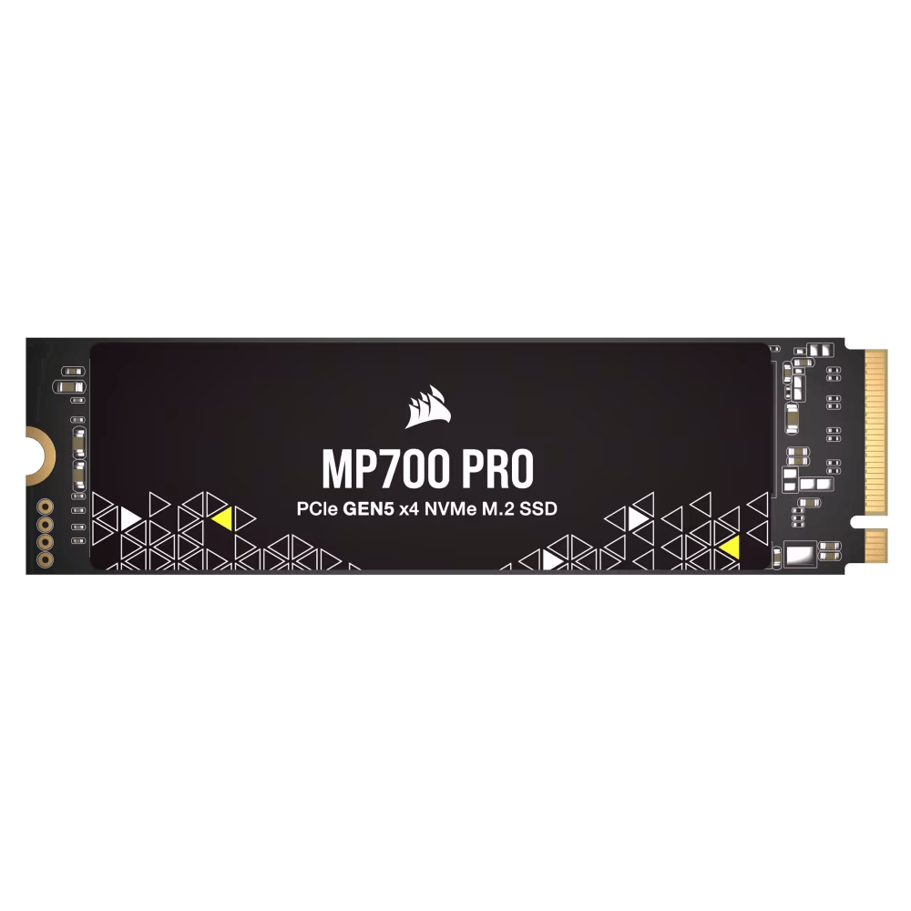 A large main feature product image of Corsair MP700 PRO PCIe Gen5 NVMe M.2 SSD - 1TB