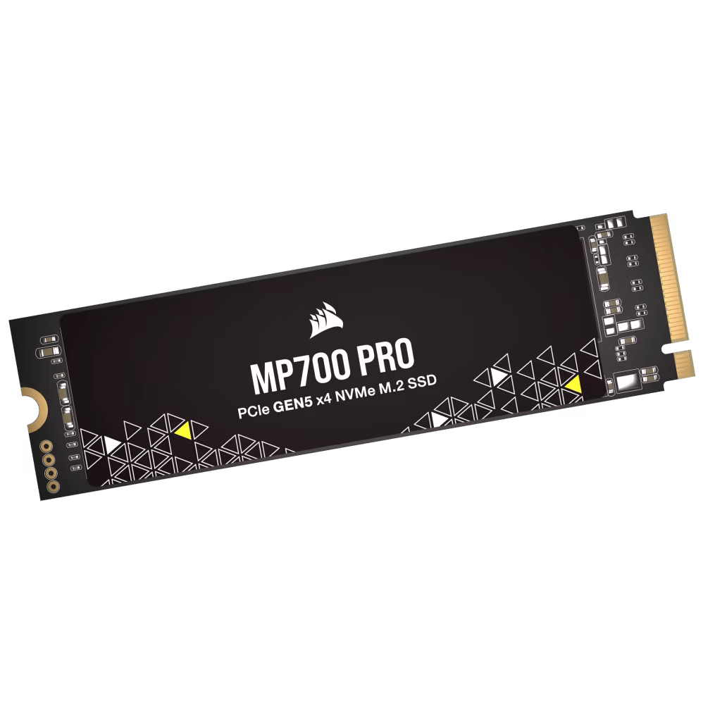 A large main feature product image of Corsair MP700 PRO PCIe Gen5 NVMe M.2 SSD - 1TB