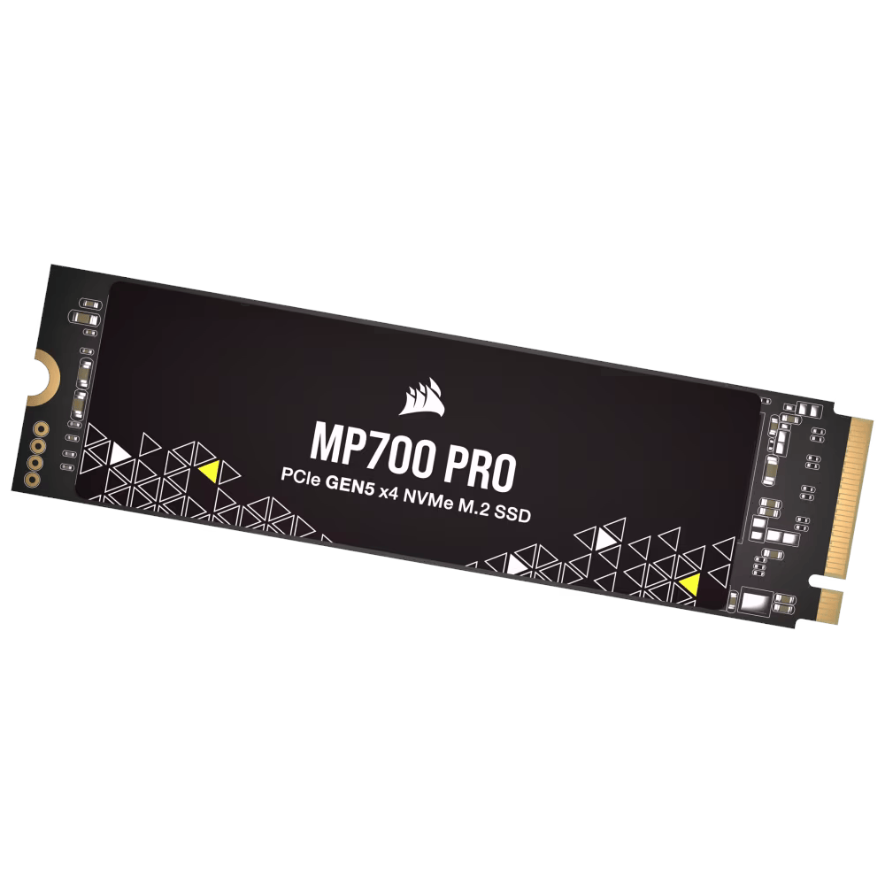 A large main feature product image of Corsair MP700 PRO PCIe Gen5 NVMe M.2 SSD - 1TB