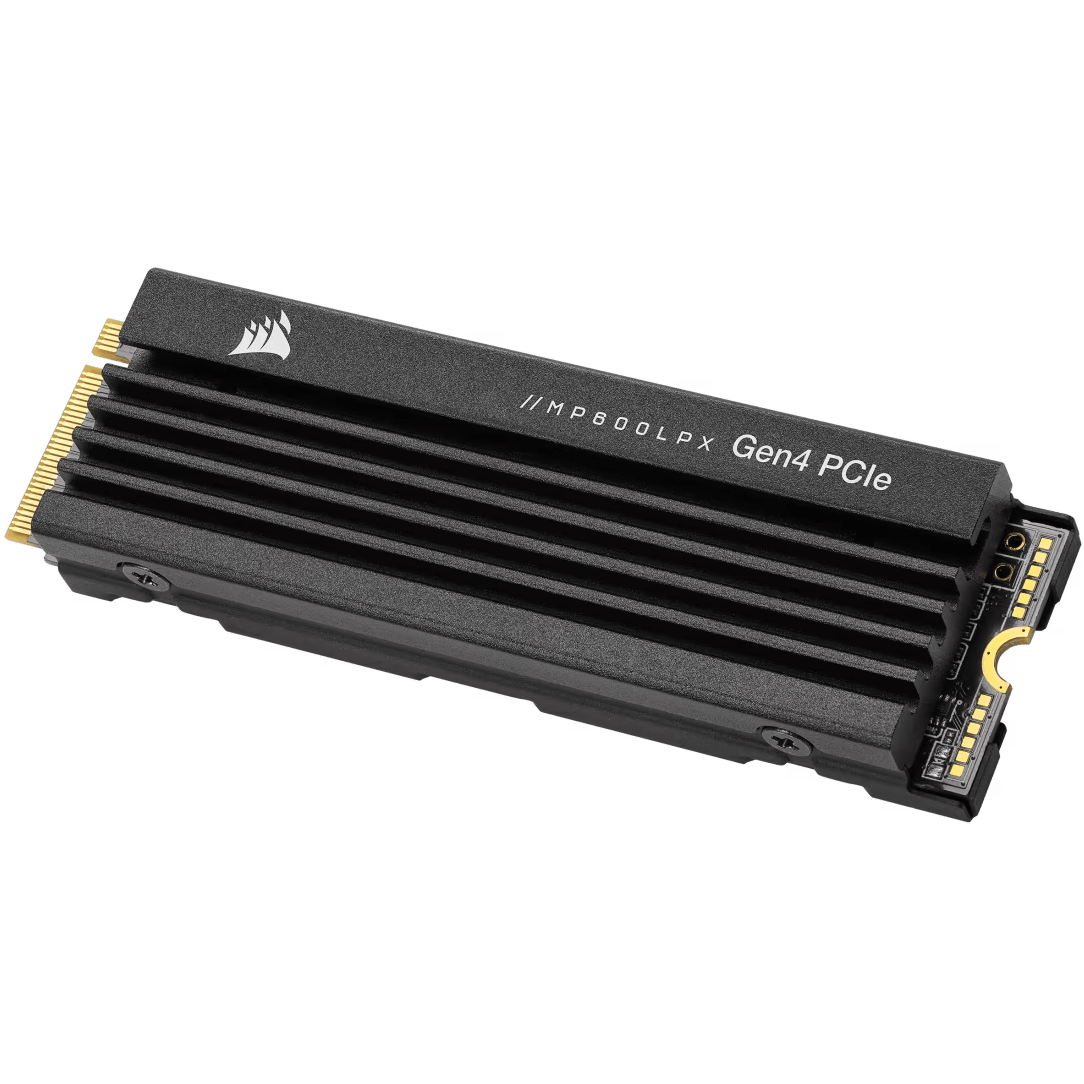 A large main feature product image of Corsair MP600 PRO LPX w/ Heatsink PCIe Gen5 NVMe M.2 SSD - 8TB