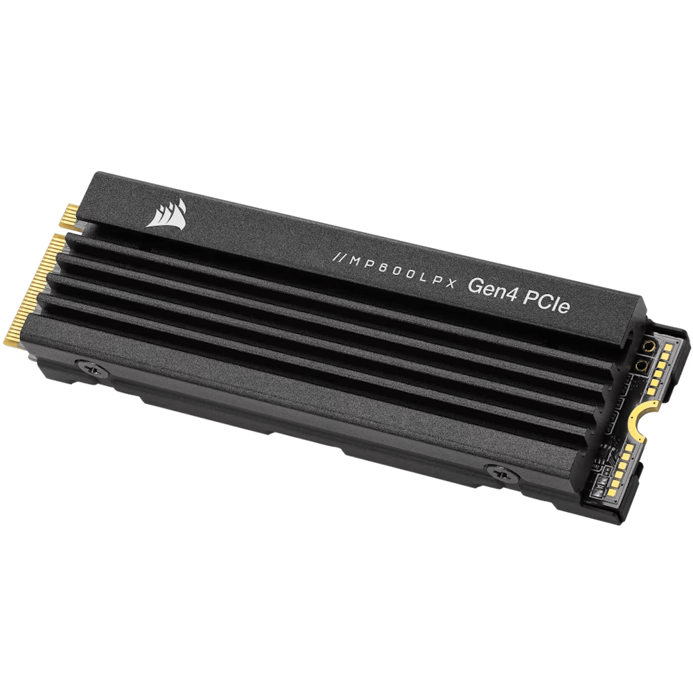 A large main feature product image of Corsair MP600 PRO LPX w/ Heatsink PCIe Gen5 NVMe M.2 SSD - 8TB