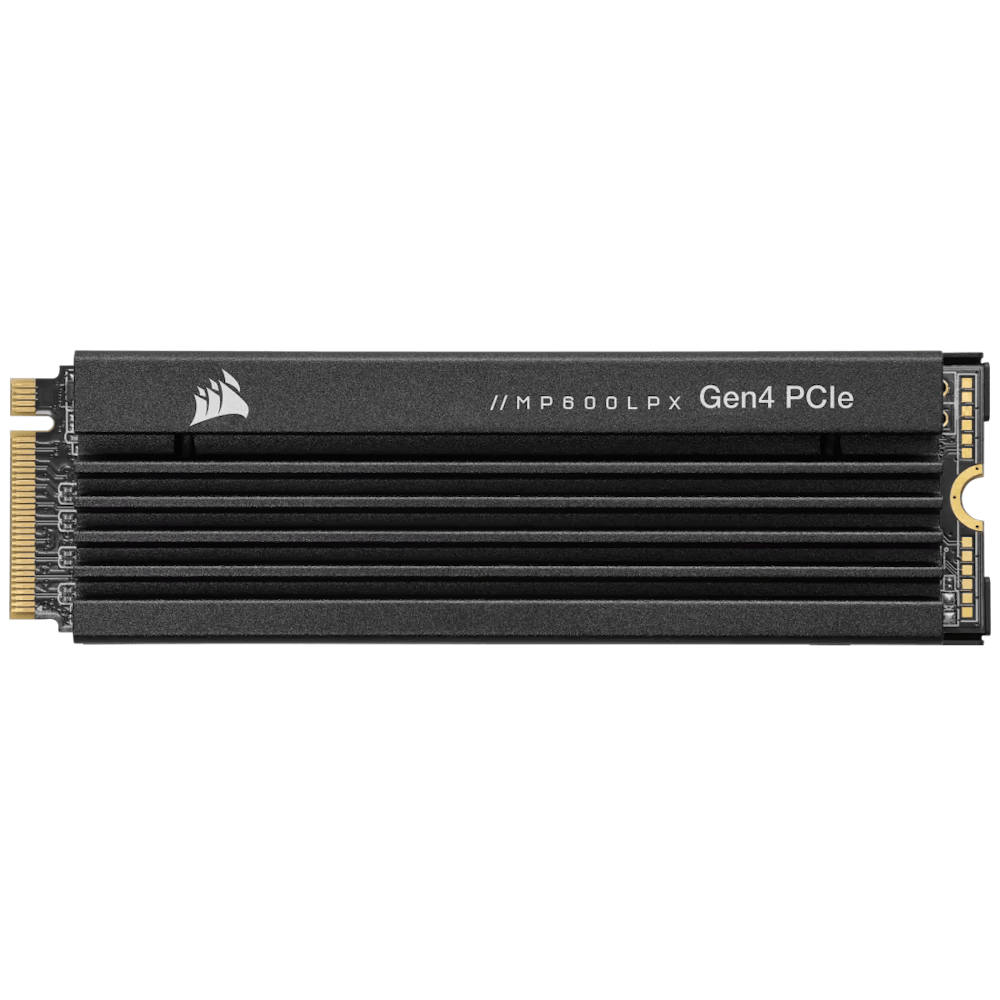 A large main feature product image of Corsair MP600 PRO LPX w/ Heatsink PCIe Gen5 NVMe M.2 SSD - 8TB
