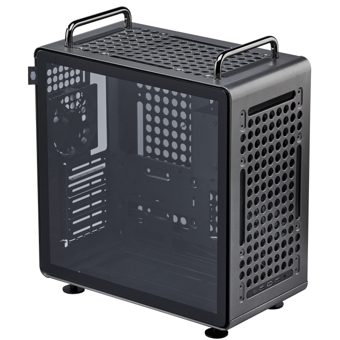A large main feature product image of Cooler Master Qube 540 Mid Tower Case (Stardust Iron)