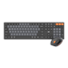 A product image of EX-DEMO Fantech Go WK895 Office Wireless Keyboard and Mouse Combo - Black