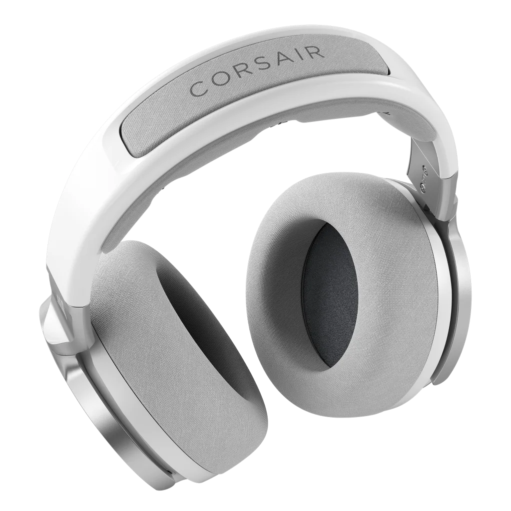 A large main feature product image of EX-DEMO Corsair VIRTUOSO PRO Open Back Streaming/Gaming Headset (White)