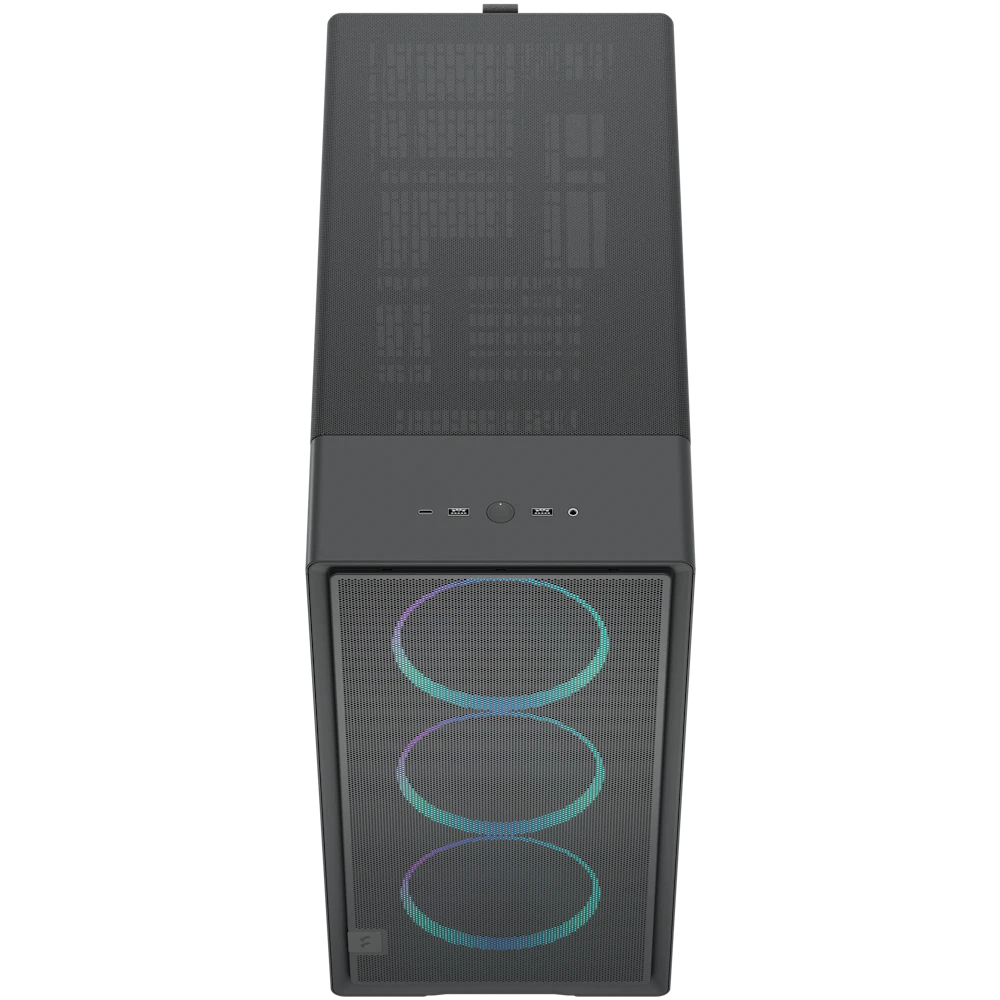 A large main feature product image of Fractal Design Epoch XL TG RGB Full Tower Case (Black)