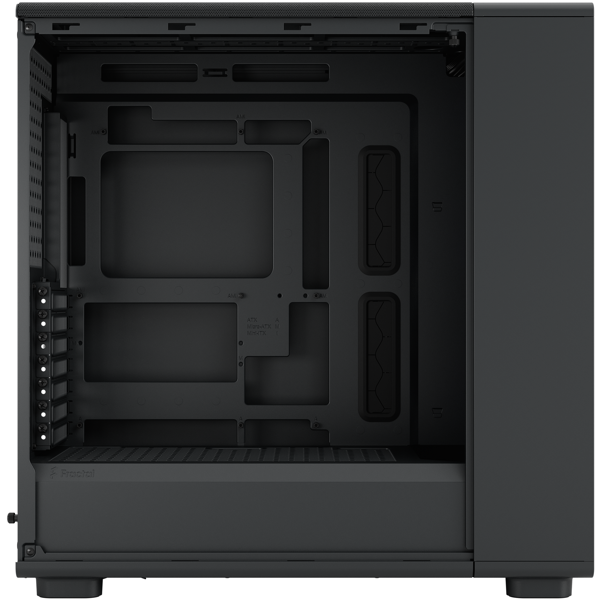 A large main feature product image of Fractal Design Epoch XL TG RGB Full Tower Case (Black)