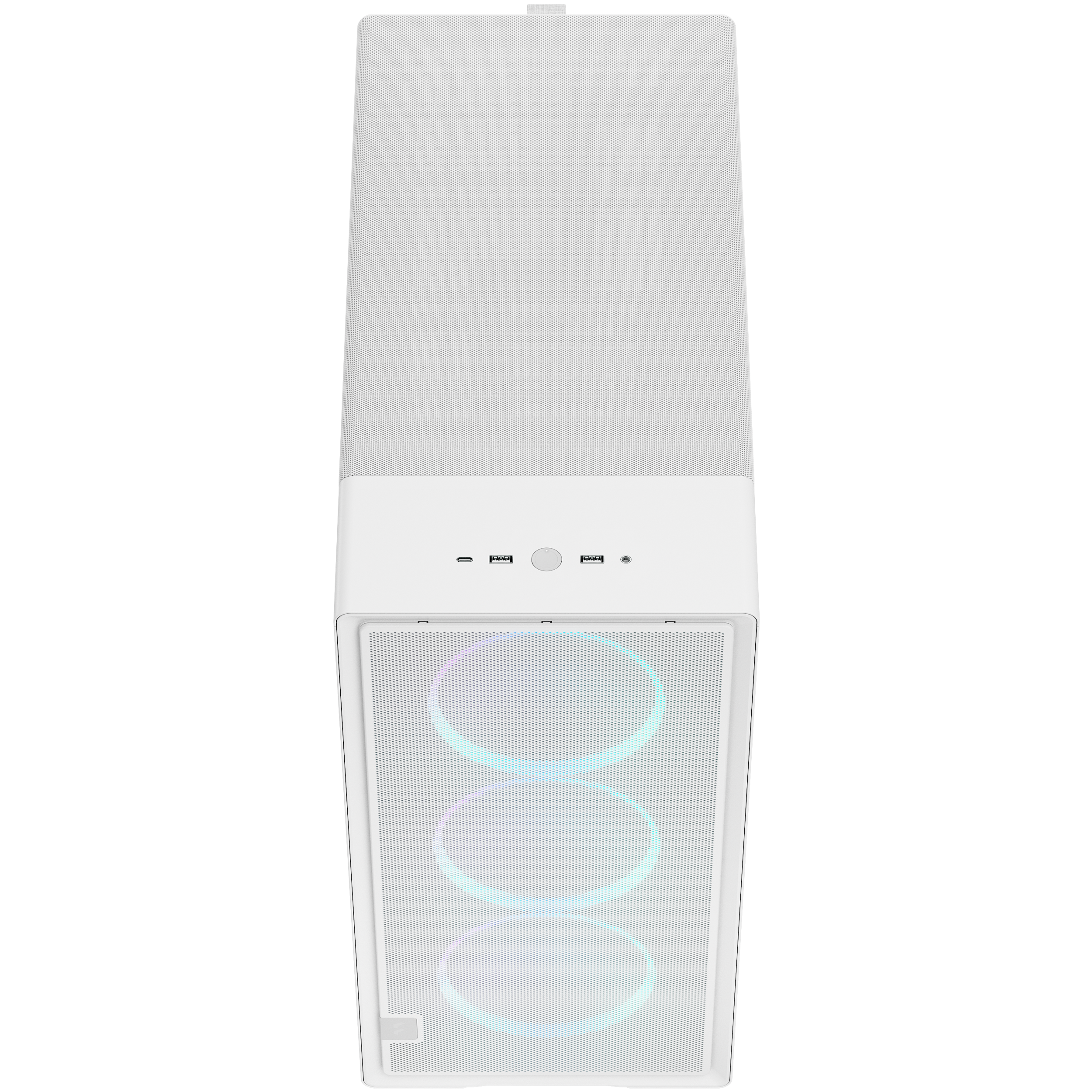 A large main feature product image of Fractal Design Epoch XL TG RGB Full Tower Case (White)