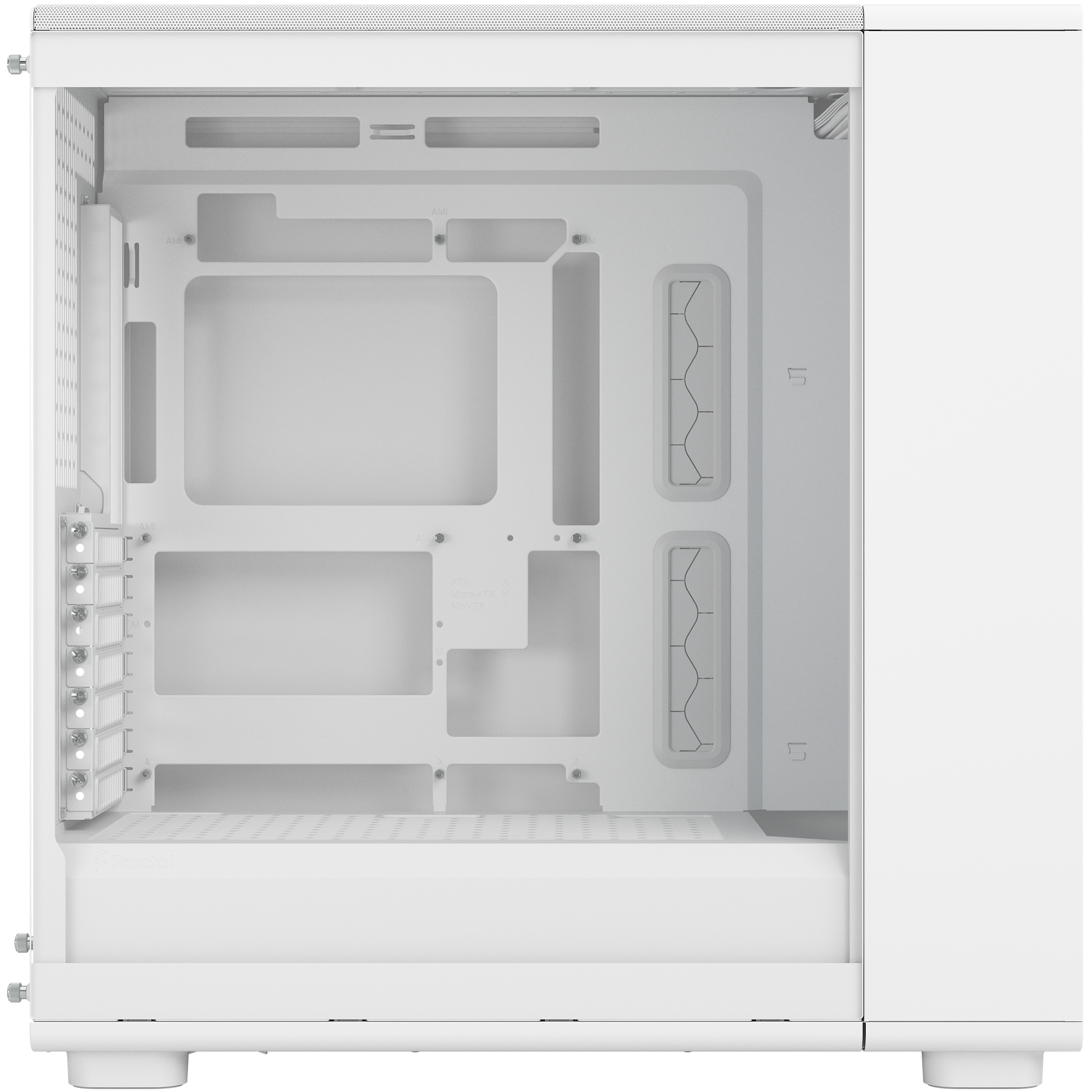 A large main feature product image of Fractal Design Epoch XL TG RGB Full Tower Case (White)