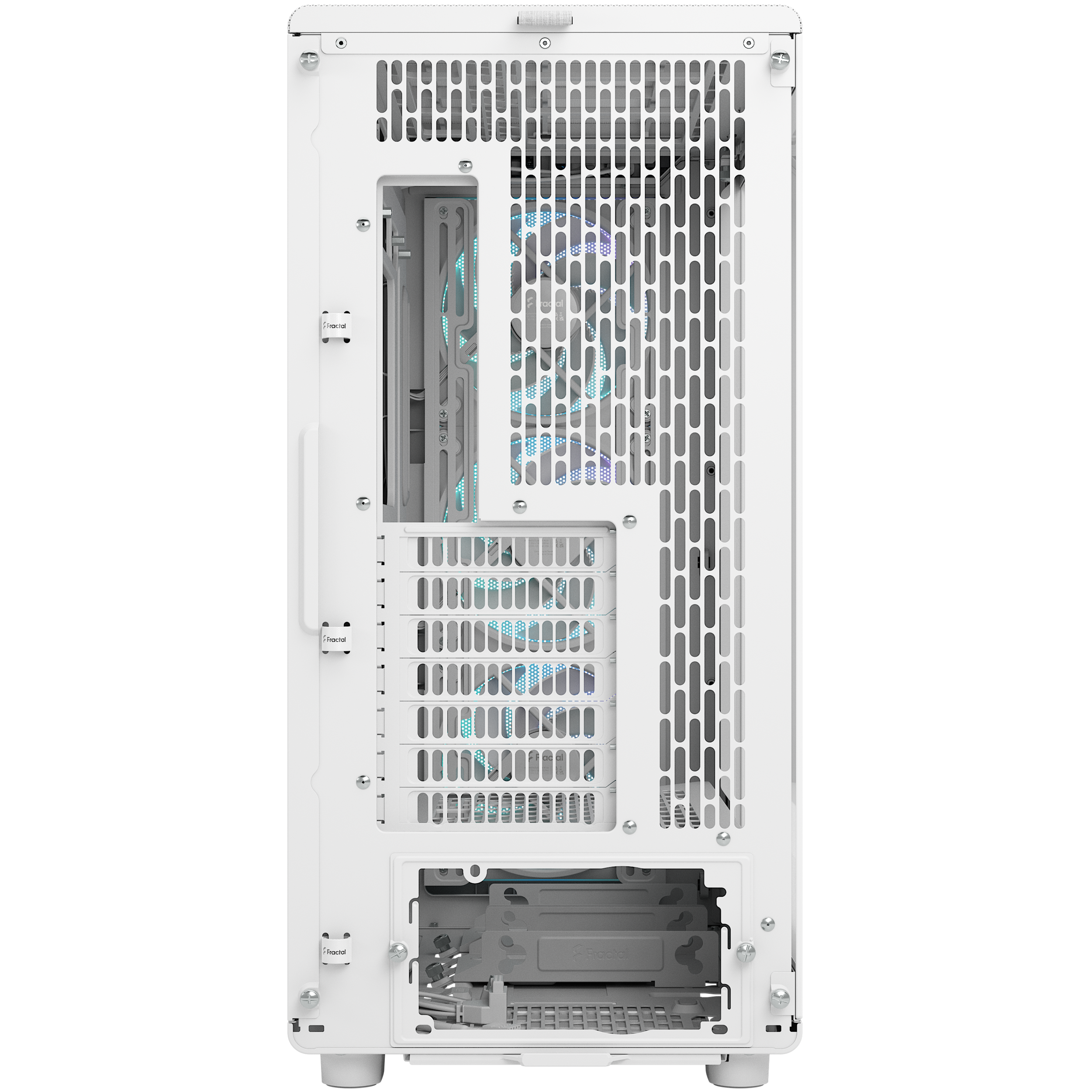 A large main feature product image of Fractal Design Epoch XL TG RGB Full Tower Case (White)
