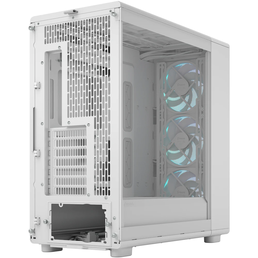 A large main feature product image of Fractal Design Epoch XL TG RGB Full Tower Case (White)