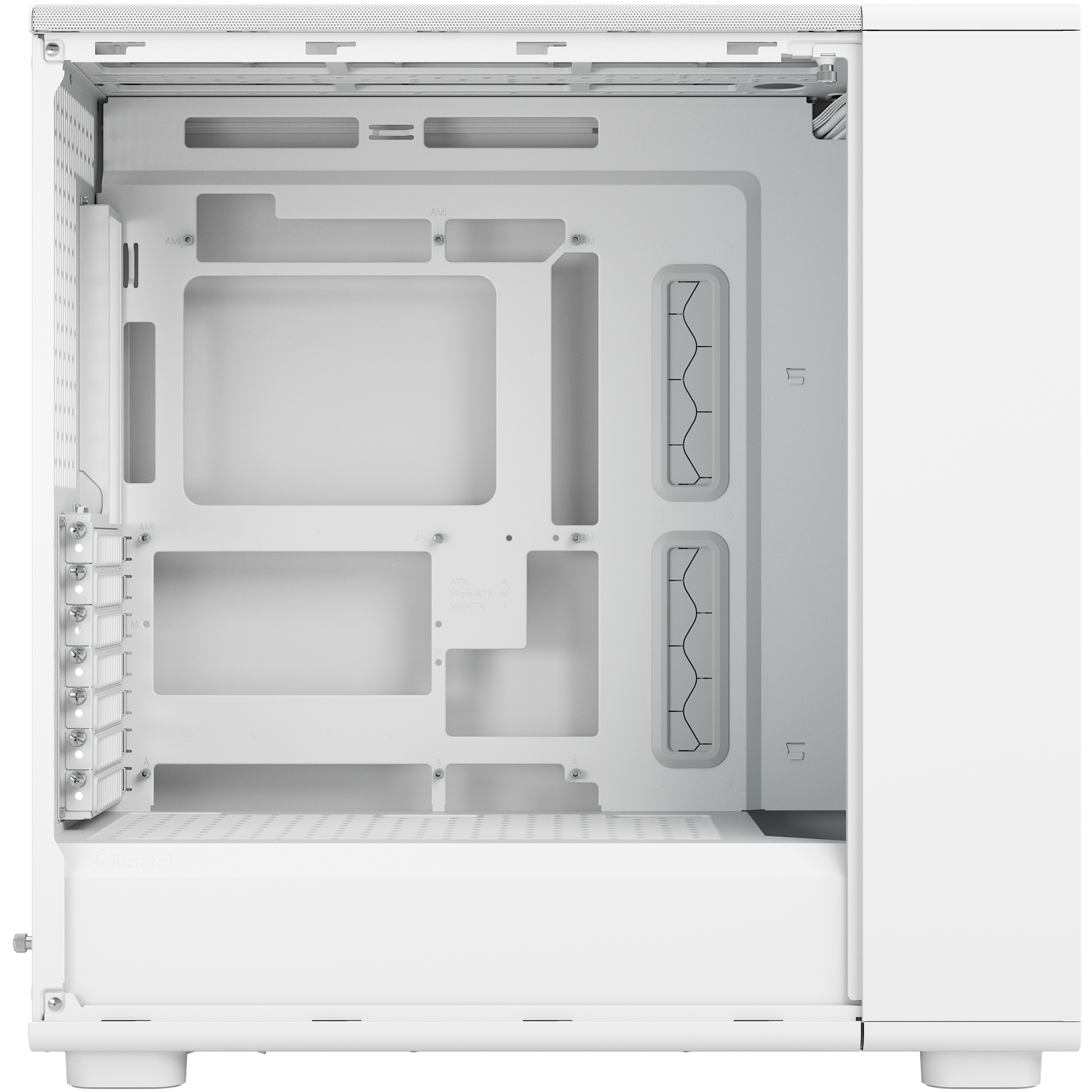 A large main feature product image of Fractal Design Epoch XL TG RGB Full Tower Case (White)