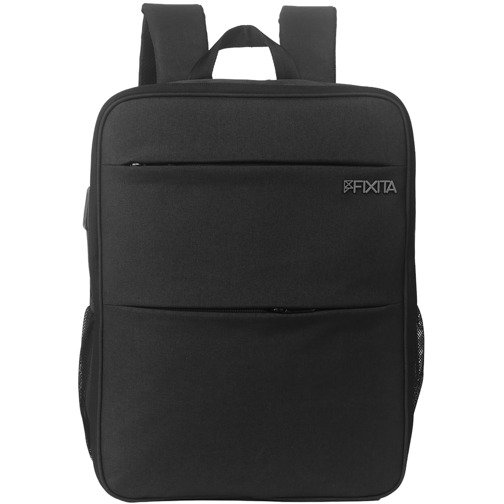 A large main feature product image of Fixita Shift 15.6" Notebook Expand Backpack Black
