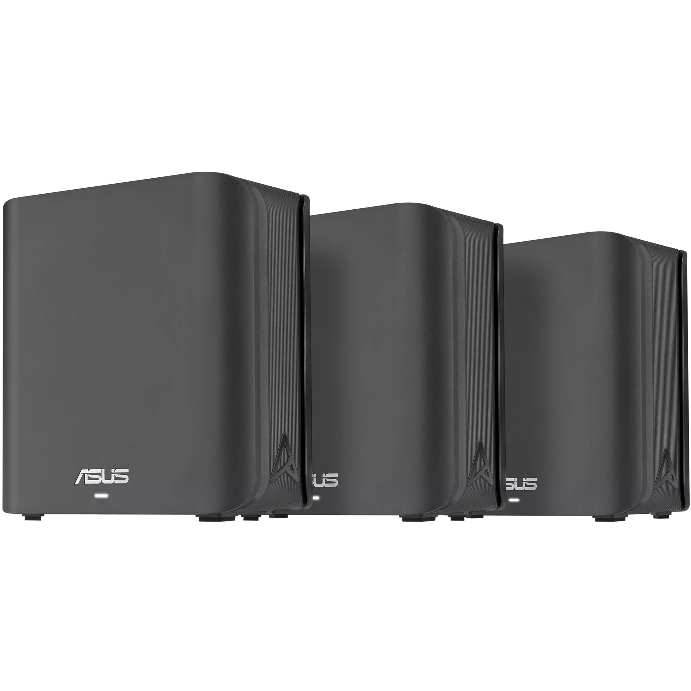 A large main feature product image of ASUS ZENWIFI-BD4-(B-3-pk) -  Dual-band WiFi 7 AiMesh Extendable Router