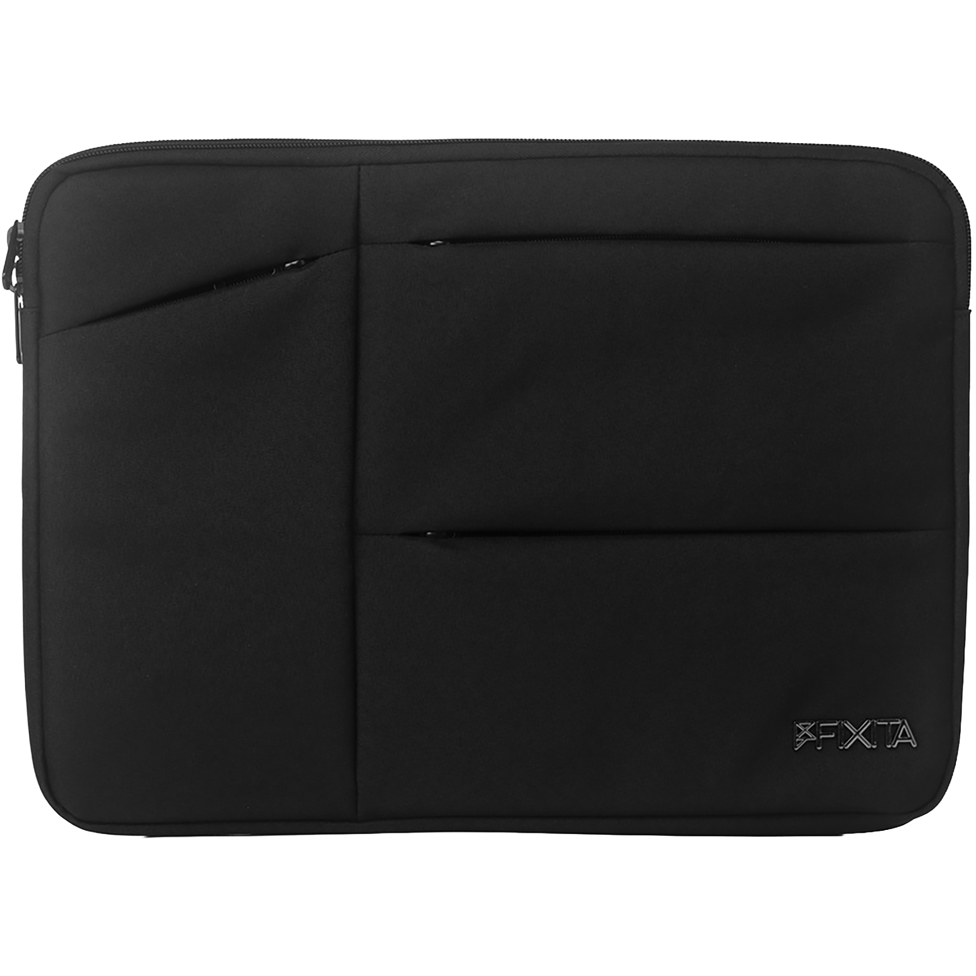 A large main feature product image of Fixita Compact 15.6" Black Notebook Sleeve