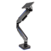 A product image of EX-DEMO GamerChief Pro Gaming Single Monitor Arm - Dark Grey w/RGB