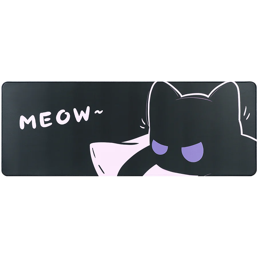 A large main feature product image of YUNZII Oversized Cartoon Kitten Desk Mat Mousepad (Cool Cat)