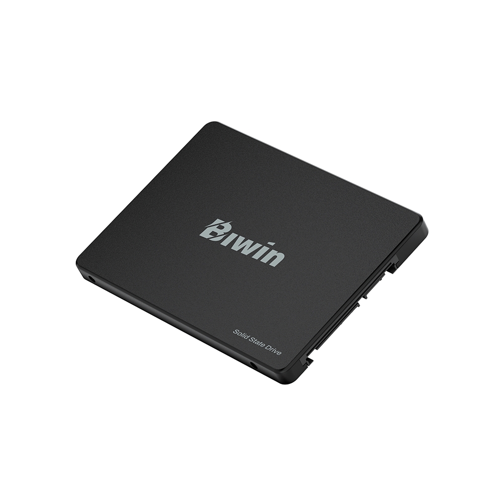 A large main feature product image of BIWIN M100 SATA III 2.5" SSD - 1TB