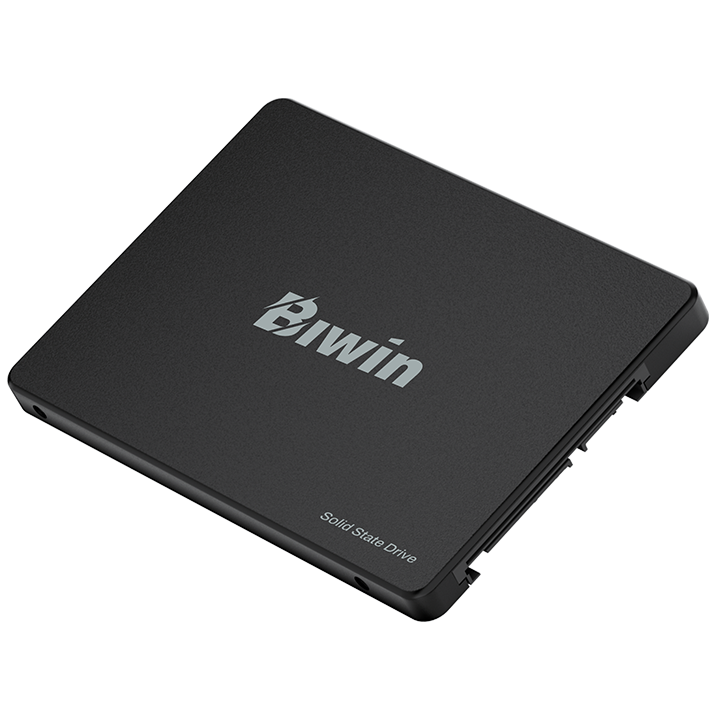 A large main feature product image of BIWIN M100 SATA III 2.5" SSD - 512GB