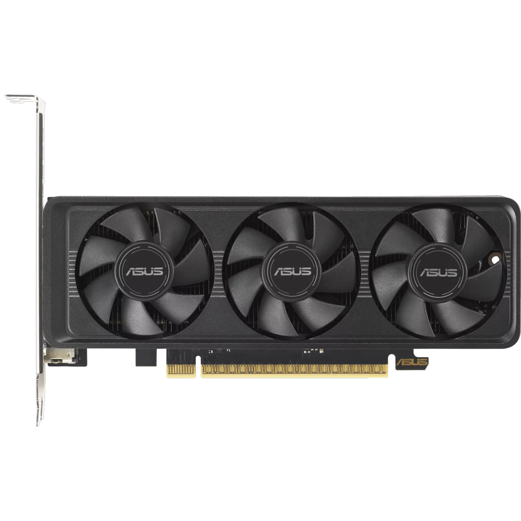 A large main feature product image of ASUS GeForce RTX 5060 LP-BRK OC 8GB GDDR7