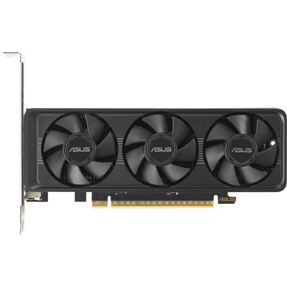 A large main feature product image of ASUS GeForce RTX 5060 LP-BRK OC 8GB GDDR7