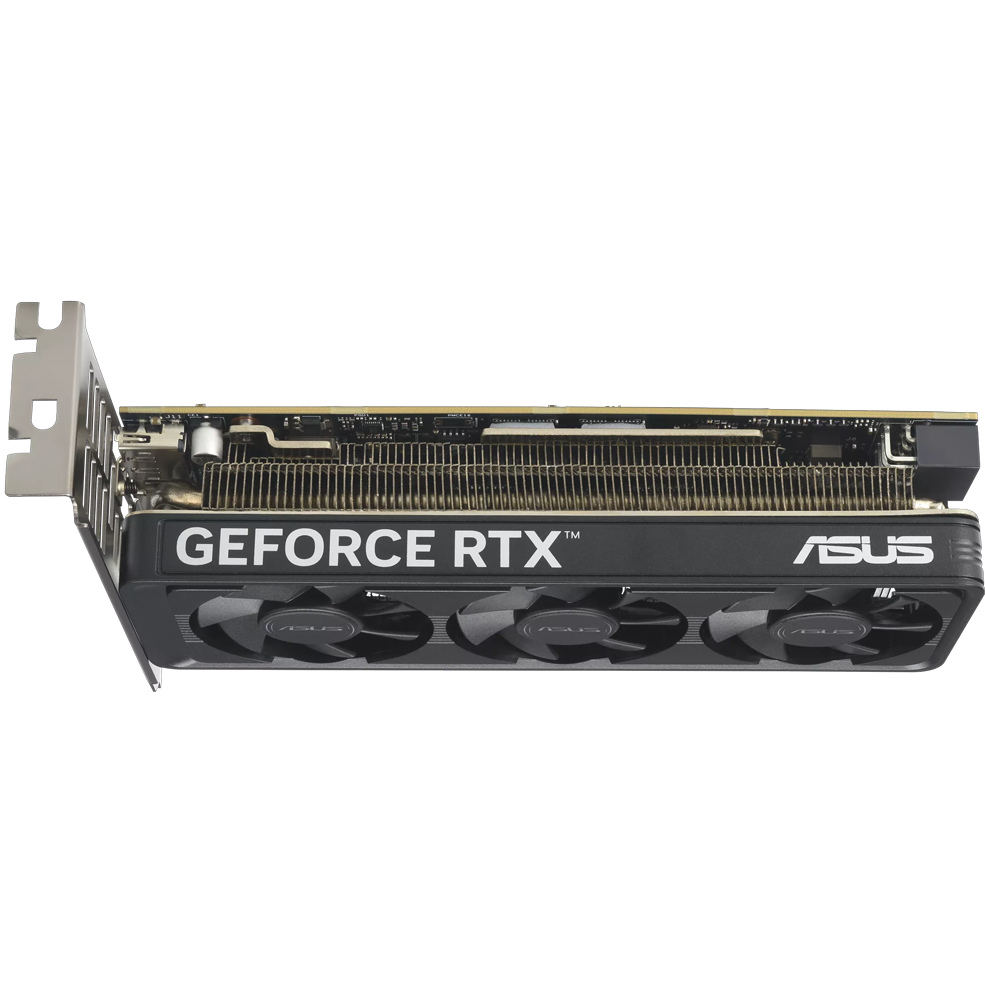 A large main feature product image of ASUS GeForce RTX 5060 LP-BRK OC 8GB GDDR7