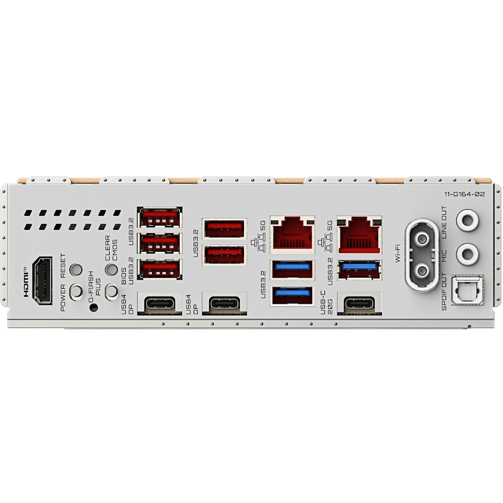 A large main feature product image of Gigabyte X870E Aero X3D Wood AM5 ATX Desktop Motherboard