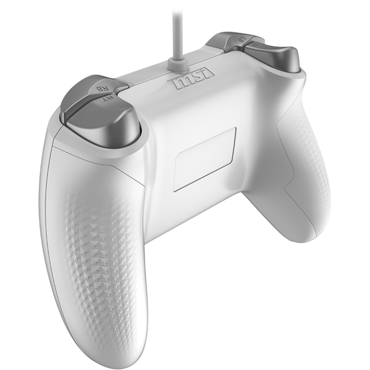 A large main feature product image of MSI Force GC200 Wired Controller - White