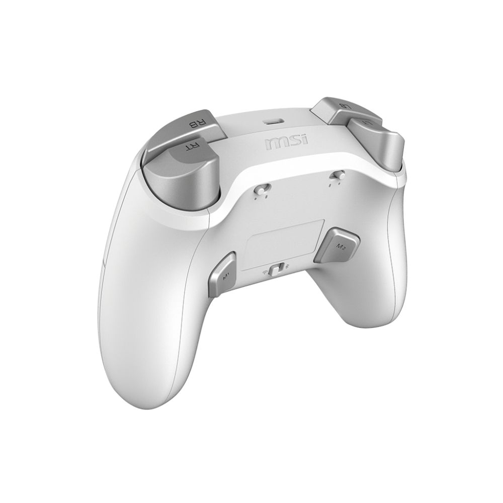 A large main feature product image of MSI Force GC300 Wireless Gaming Controller - White