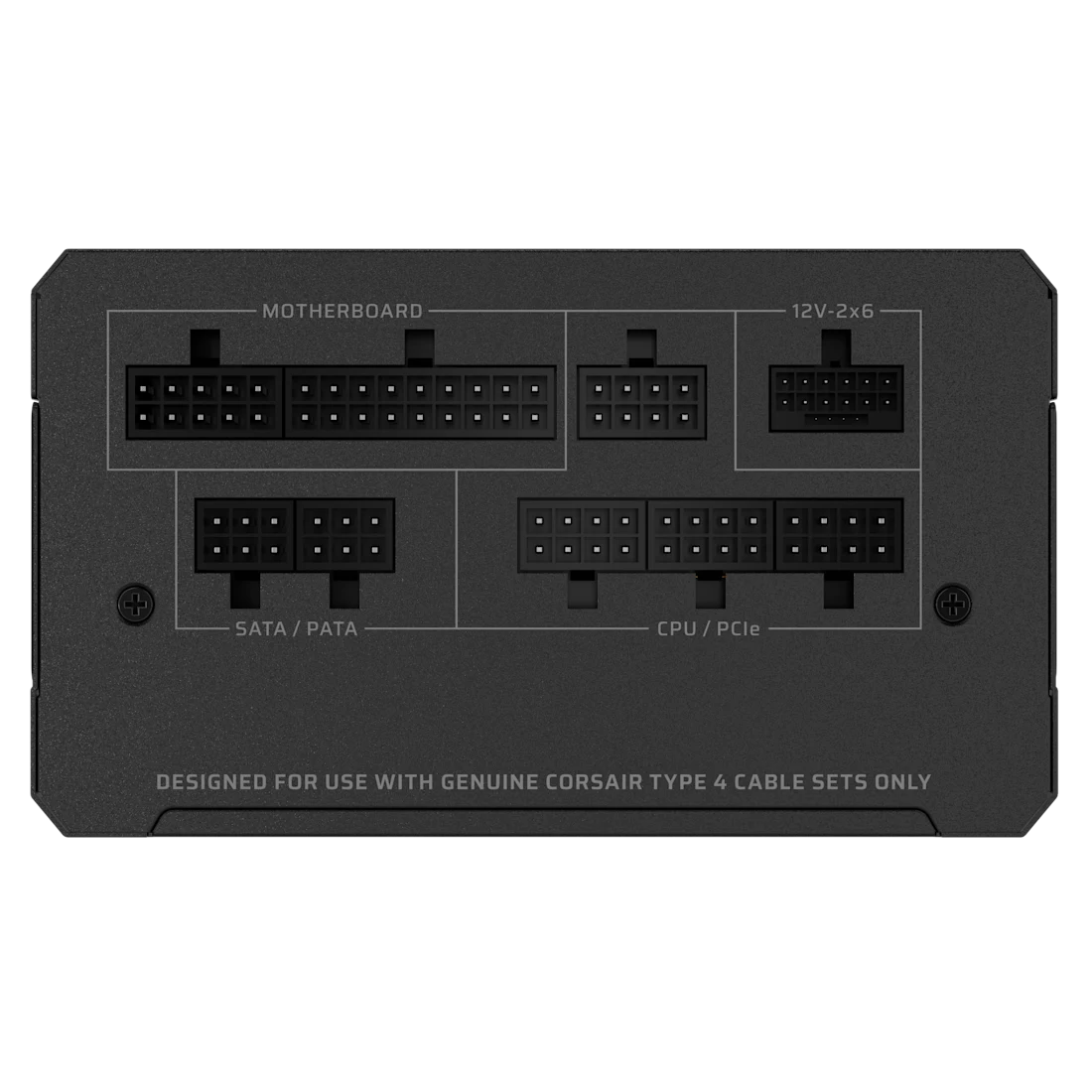 A large main feature product image of EX-DEMO Corsair RM1000e - 1000W Gold ATX 3.1 Modular PSU