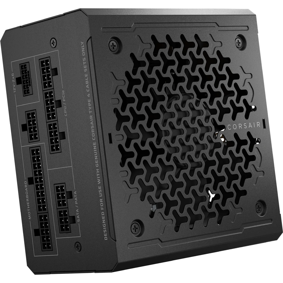 A large main feature product image of EX-DEMO Corsair RM1000e - 1000W Gold ATX 3.1 Modular PSU