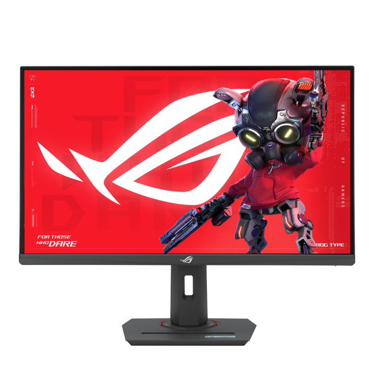 A large main feature product image of EX-DEMO ASUS ROG Strix XG27ACS - 27" 1440p 180Hz Fast IPS Gaming Monitor
