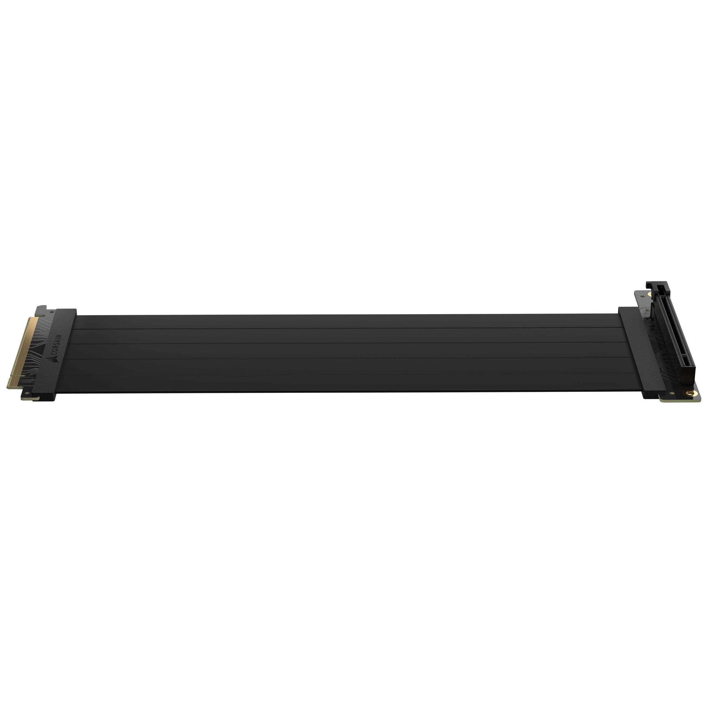 A large main feature product image of EX-DEMO Corsair Premium 300mm PCIe 4.0 x16 Extension Cable