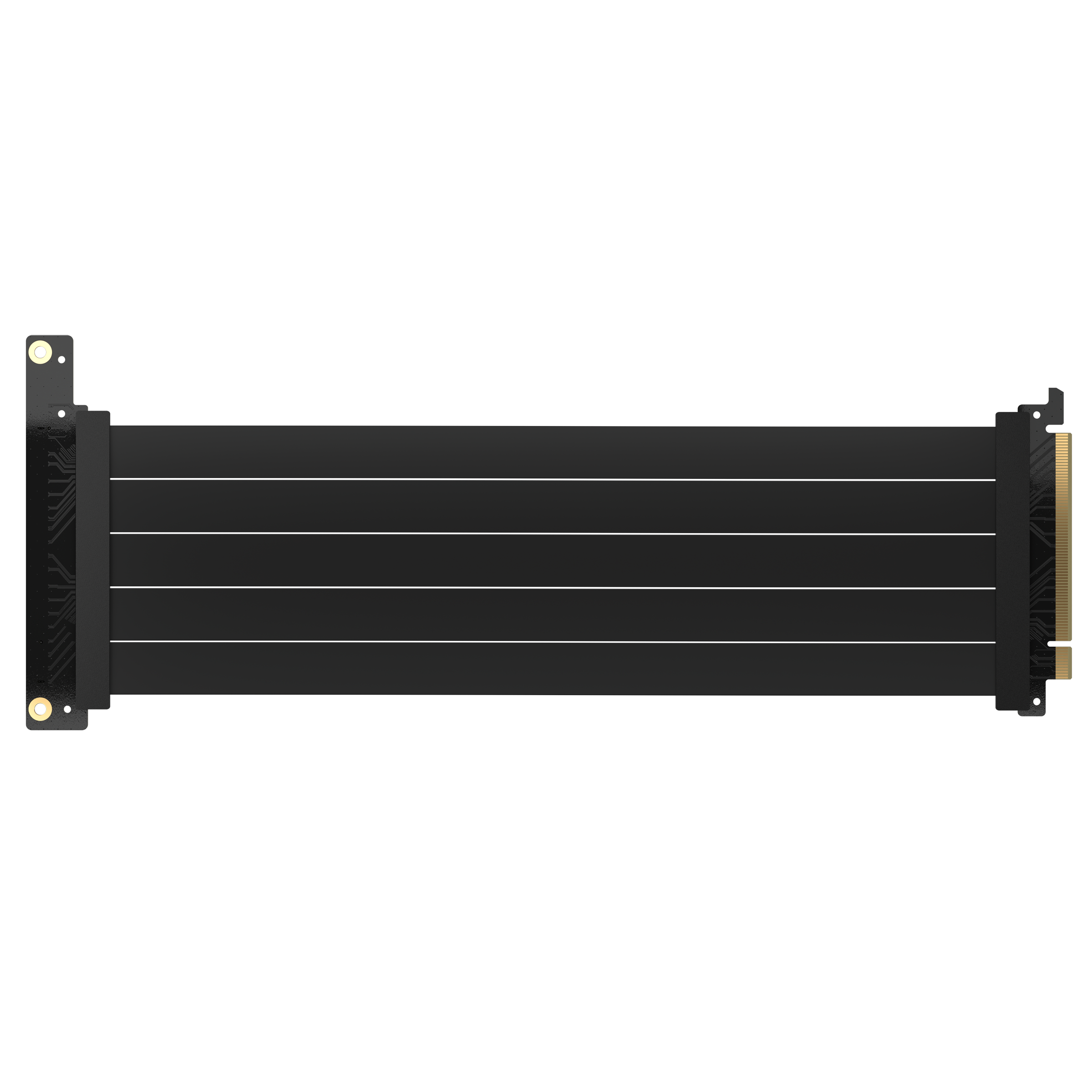 A large main feature product image of EX-DEMO Corsair Premium 300mm PCIe 4.0 x16 Extension Cable