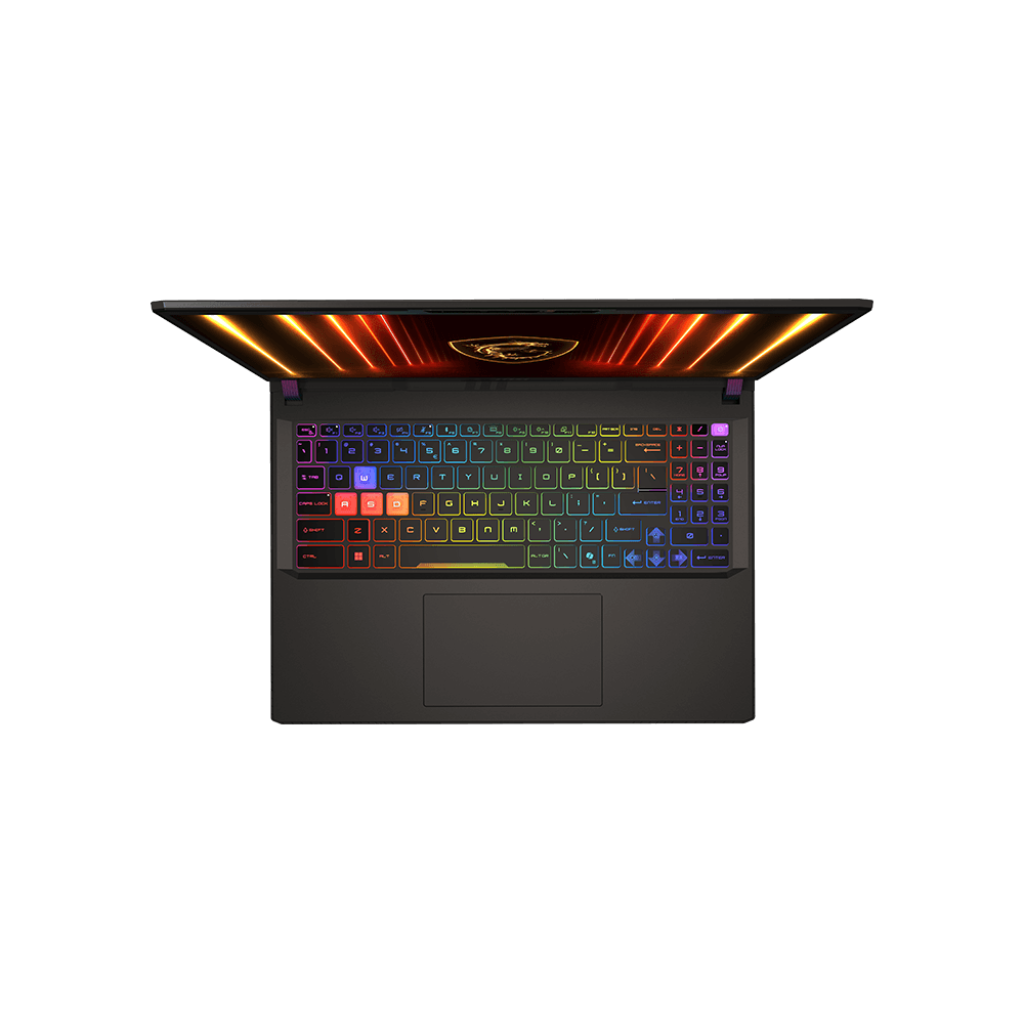 A large main feature product image of EX-DEMO MSI Vector 16 HX AI (A2X) - 16" 240Hz, Ultra 9 275HX, RTX 5080, 16GB/1TB - Win 11 Gaming Notebook