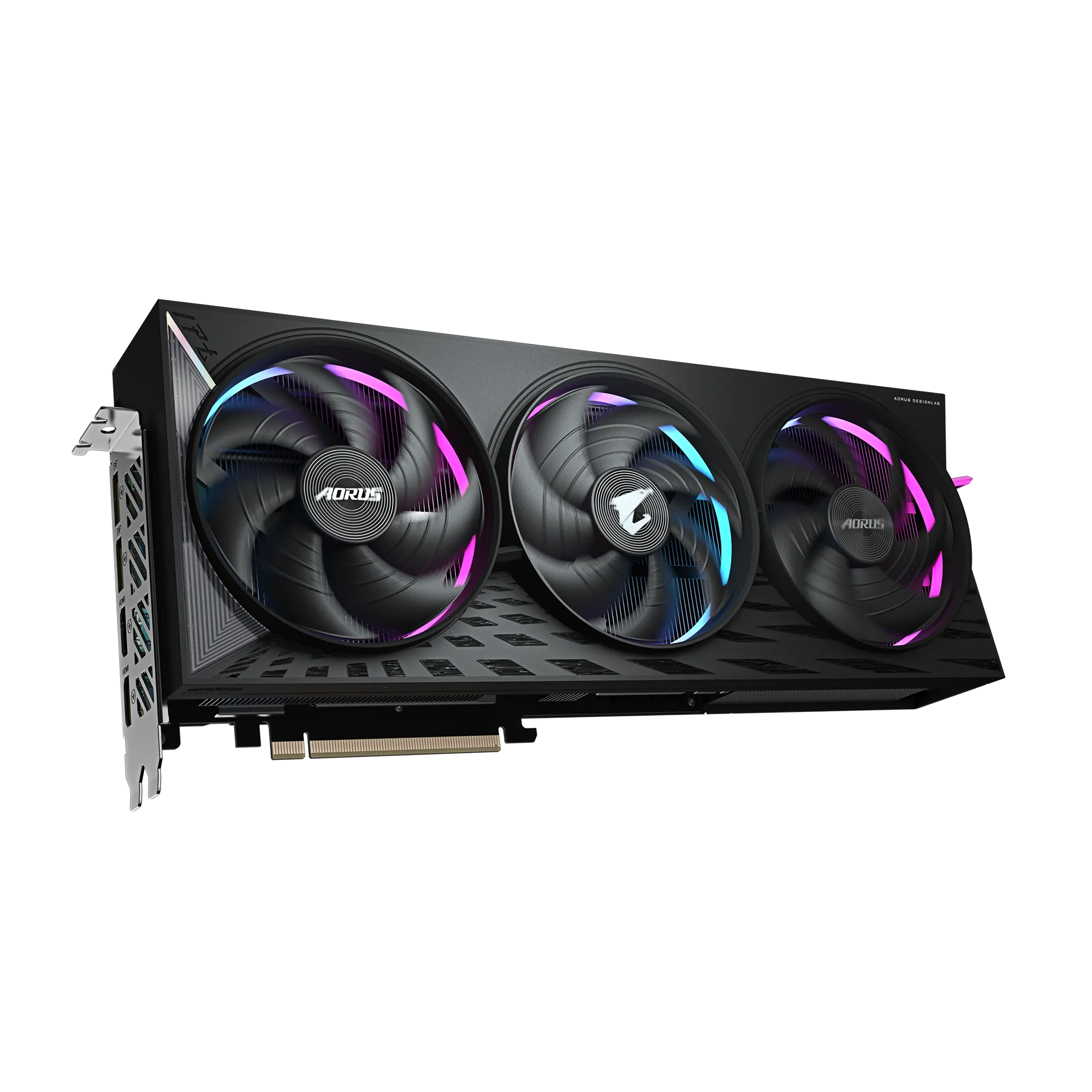 A large main feature product image of EX-DEMO Gigabyte AORUS Radeon RX 9070 XT ELITE 16GB GDDR6