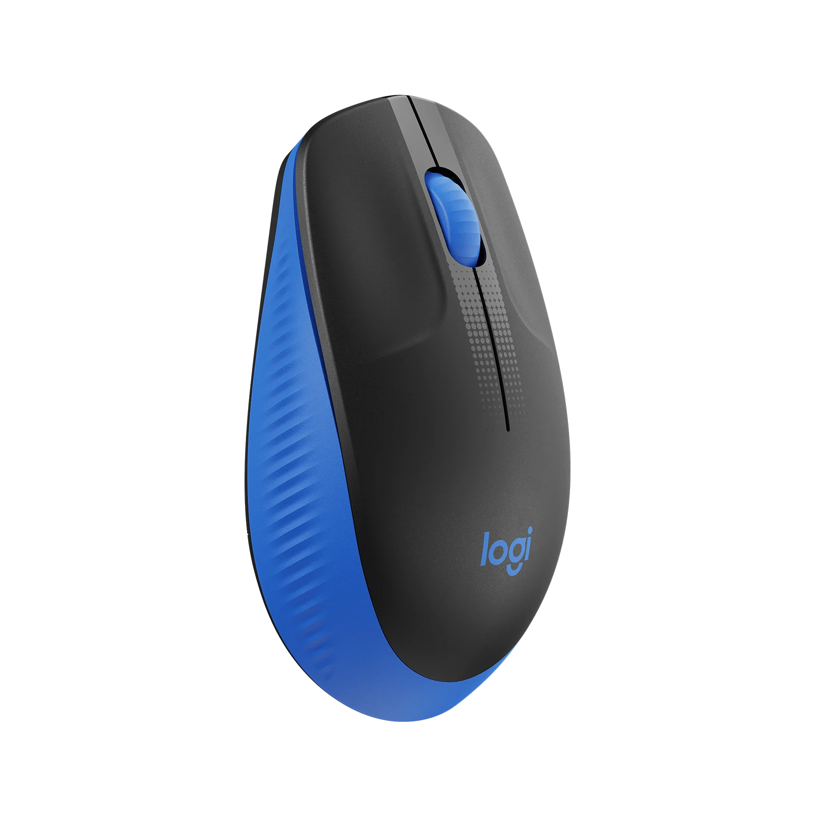 A large main feature product image of EX-DEMO Logitech M190 Wireless Mouse - Blue