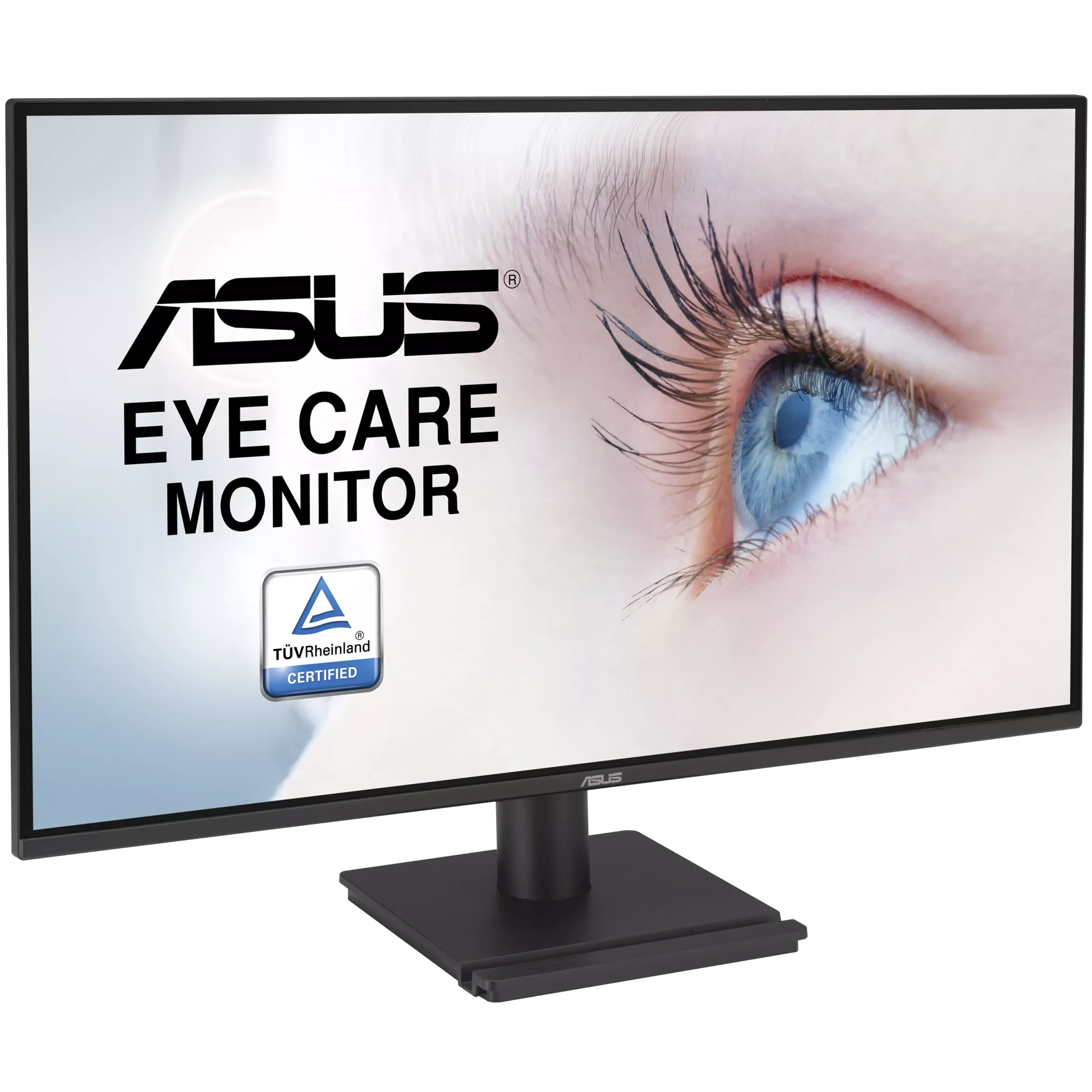 A large main feature product image of ASUS Eye Care VA27AQ - 27" 1440p 75Hz IPS Monitor
