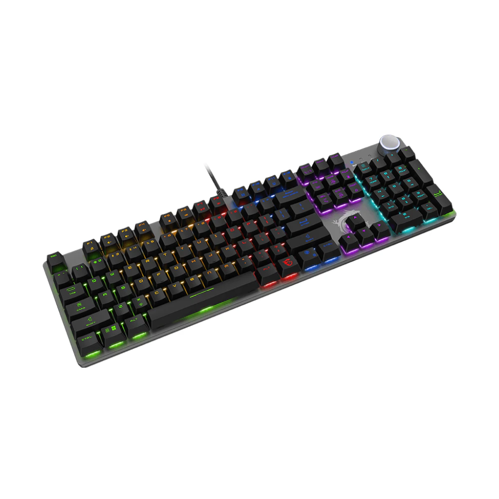 A large main feature product image of MSI Forge GK320 Mechanical Keyboard - Red Switch
