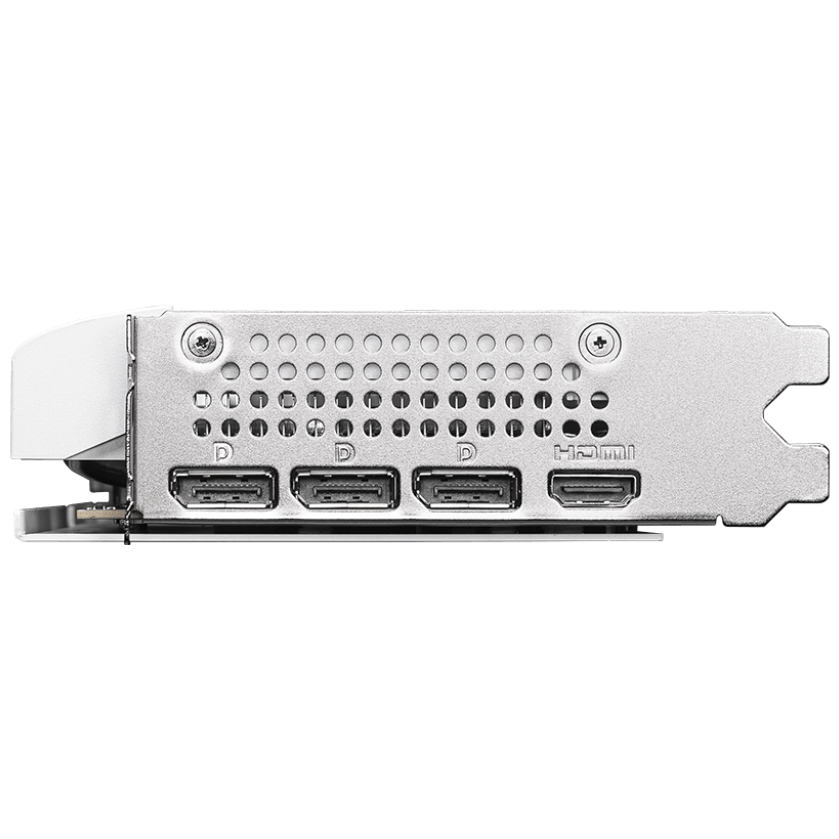 A large main feature product image of MSI GeForce RTX 5060 Ti Ventus 2X OC White Plus 16GB GDDR7