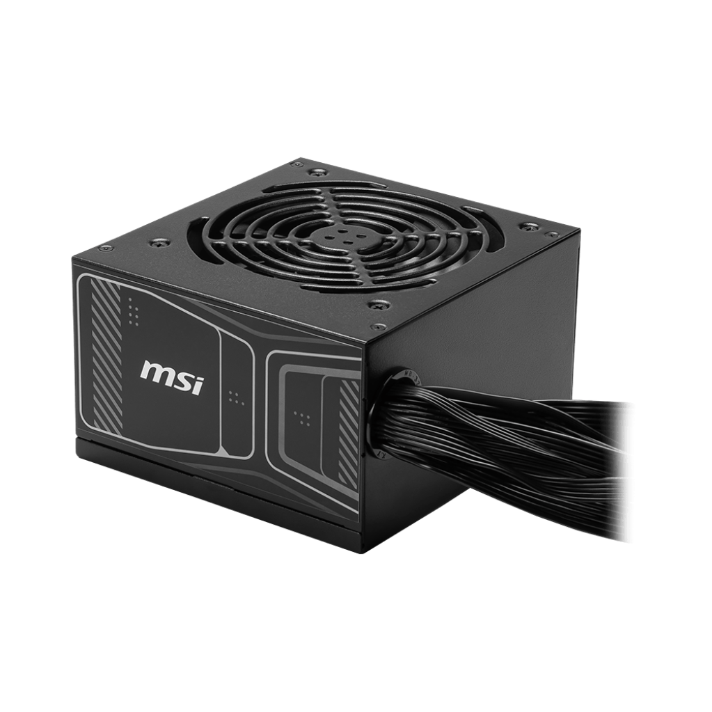 A large main feature product image of EX-DEMO MSI MAG A750GN - 750W Gold PCIe 5.0 ATX PSU