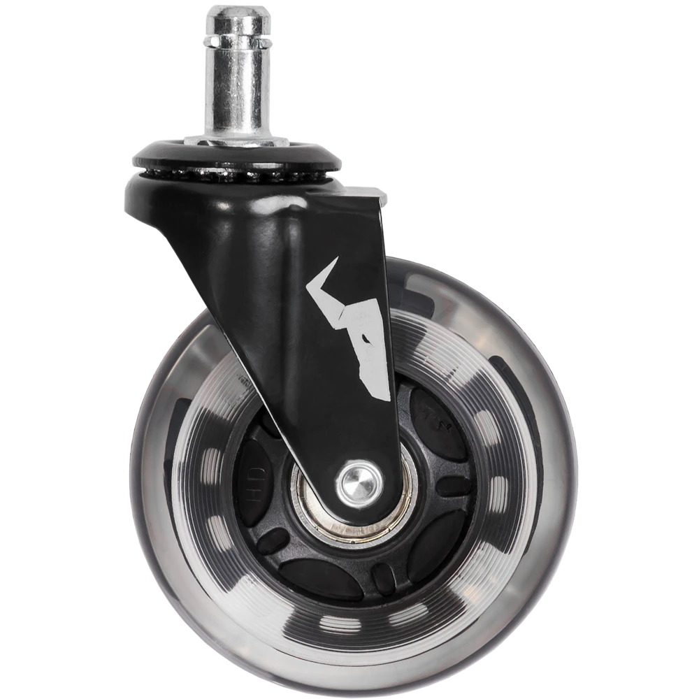 A large main feature product image of BattleBull Glides Rubber Wheels Kit White LED