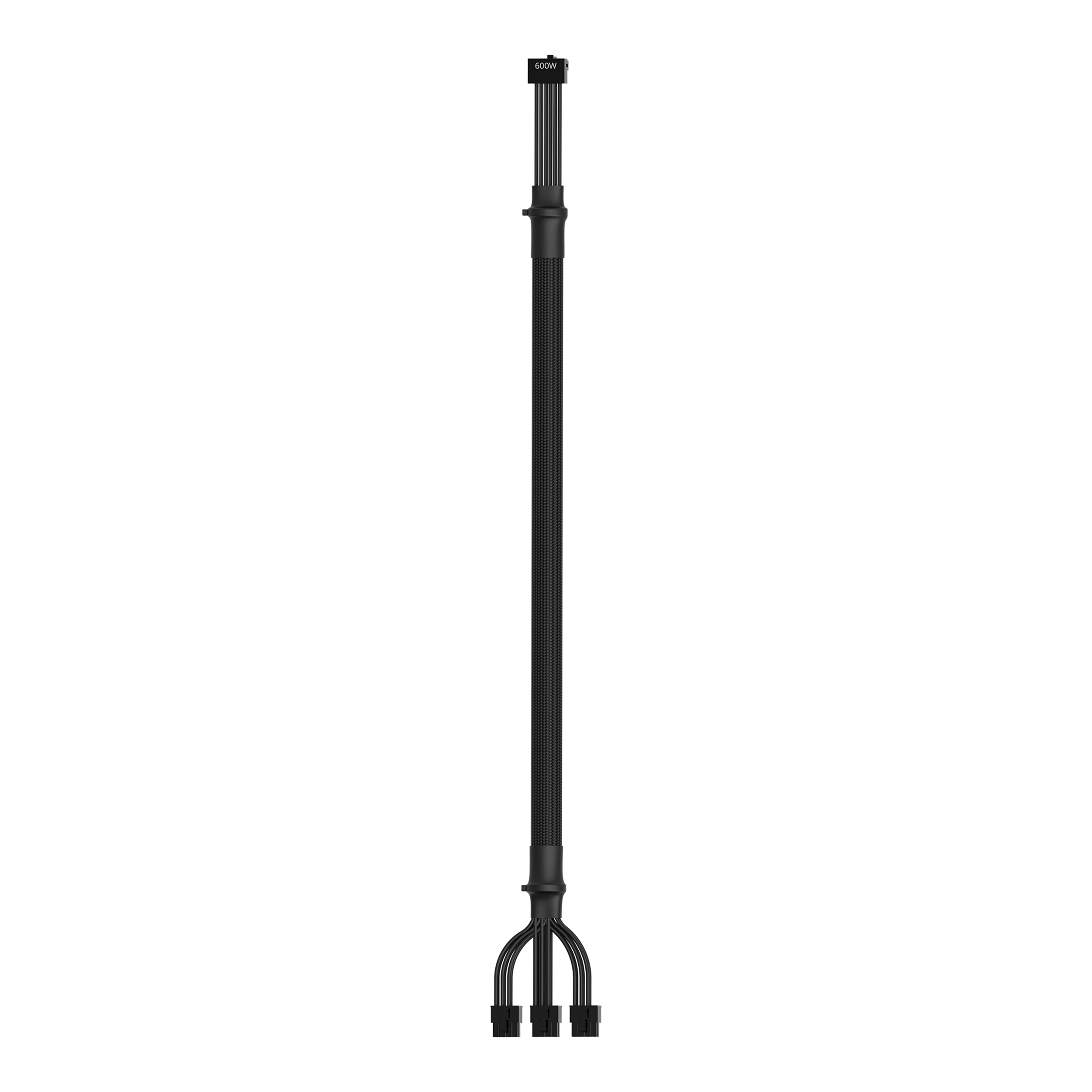 A large main feature product image of EX-DEMO Cooler Master 90-degree 12V-2x6 to 3x8-Pin PCIe Adapter (Reversed)