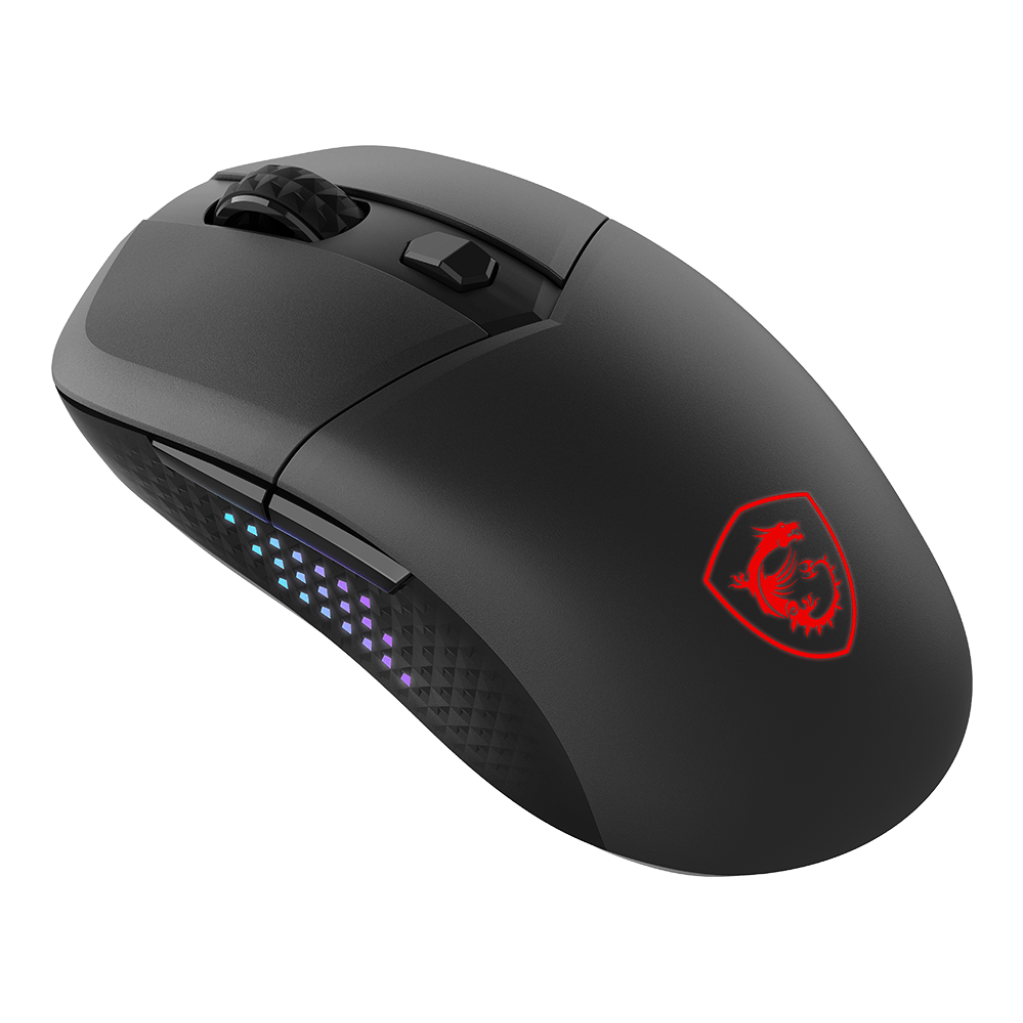 A large main feature product image of EX-DEMO MSI Versa 300 Elite Wireless Gaming Mouse