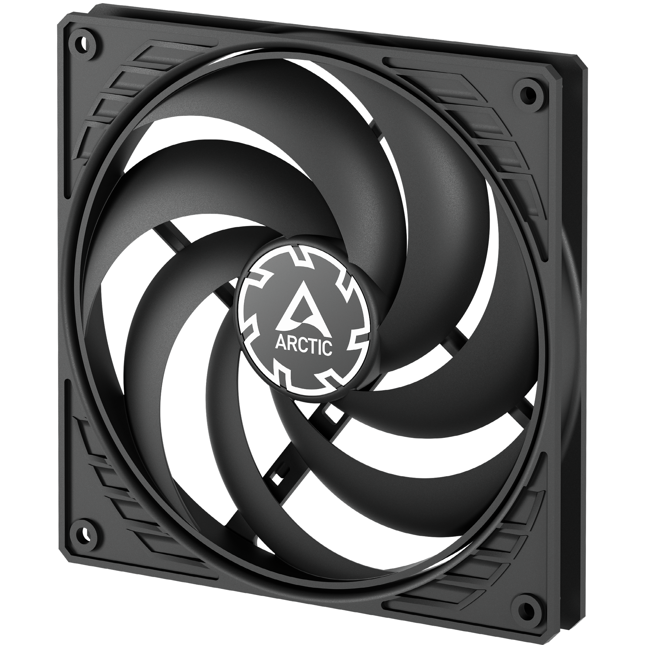 A large main feature product image of EX-DEMO ARCTIC P14 Slim PWM PST 140mm Performance Fan (Black)